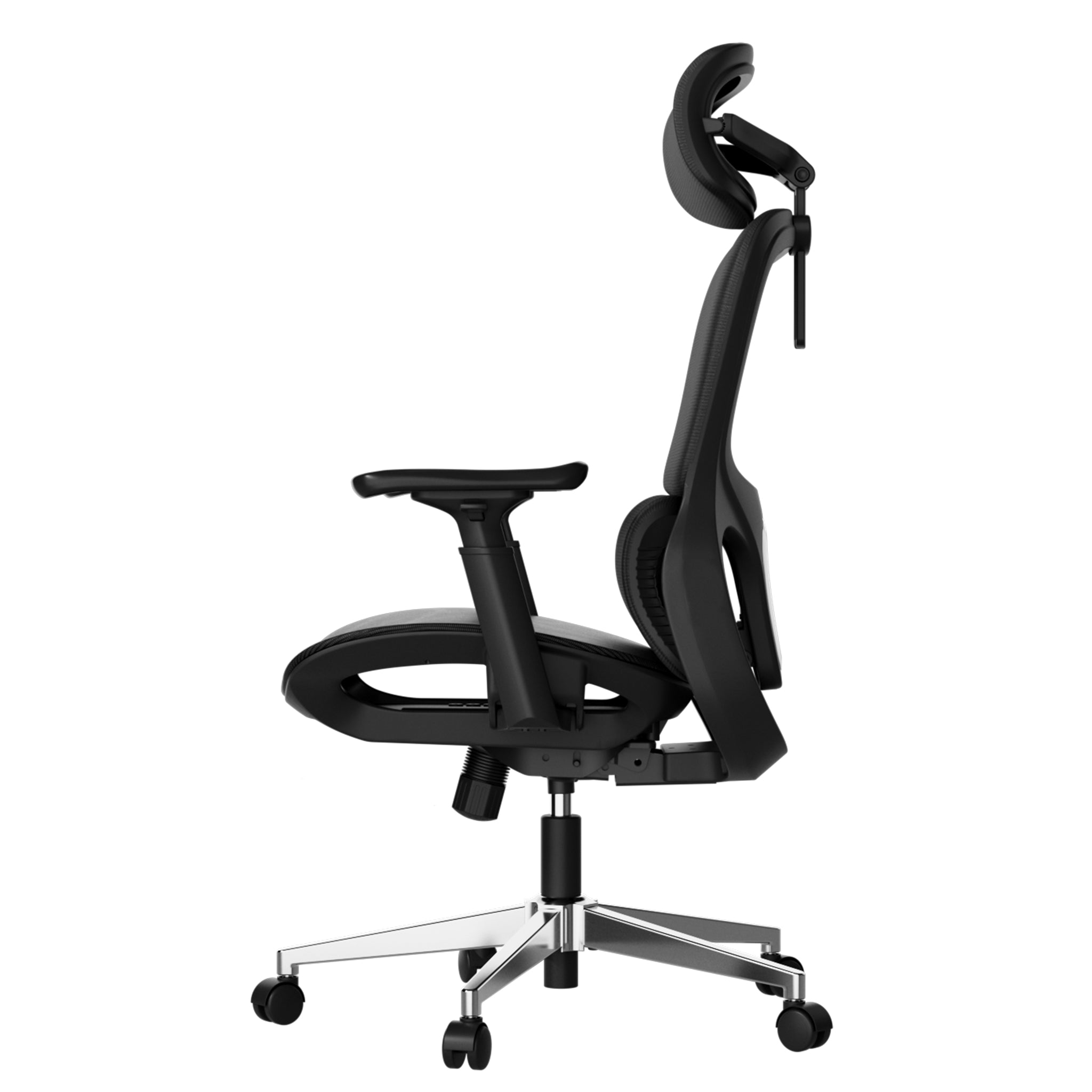 P2 Ergonomic Office Chair without footrest black left