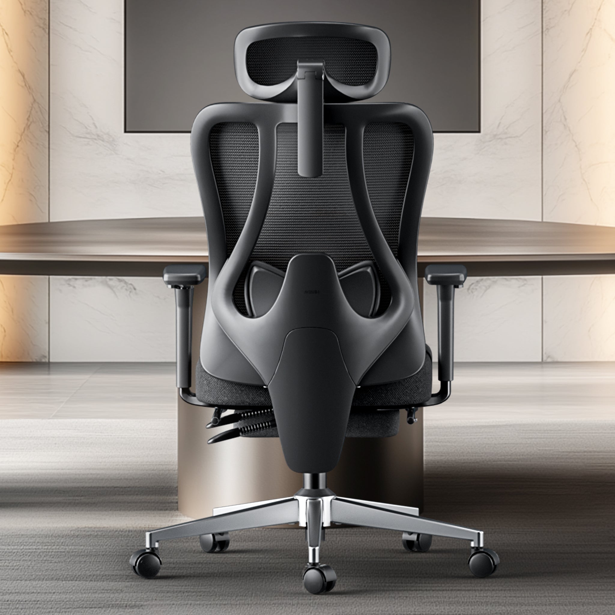 HBADA P3 Ergonomic Chair with Footrest