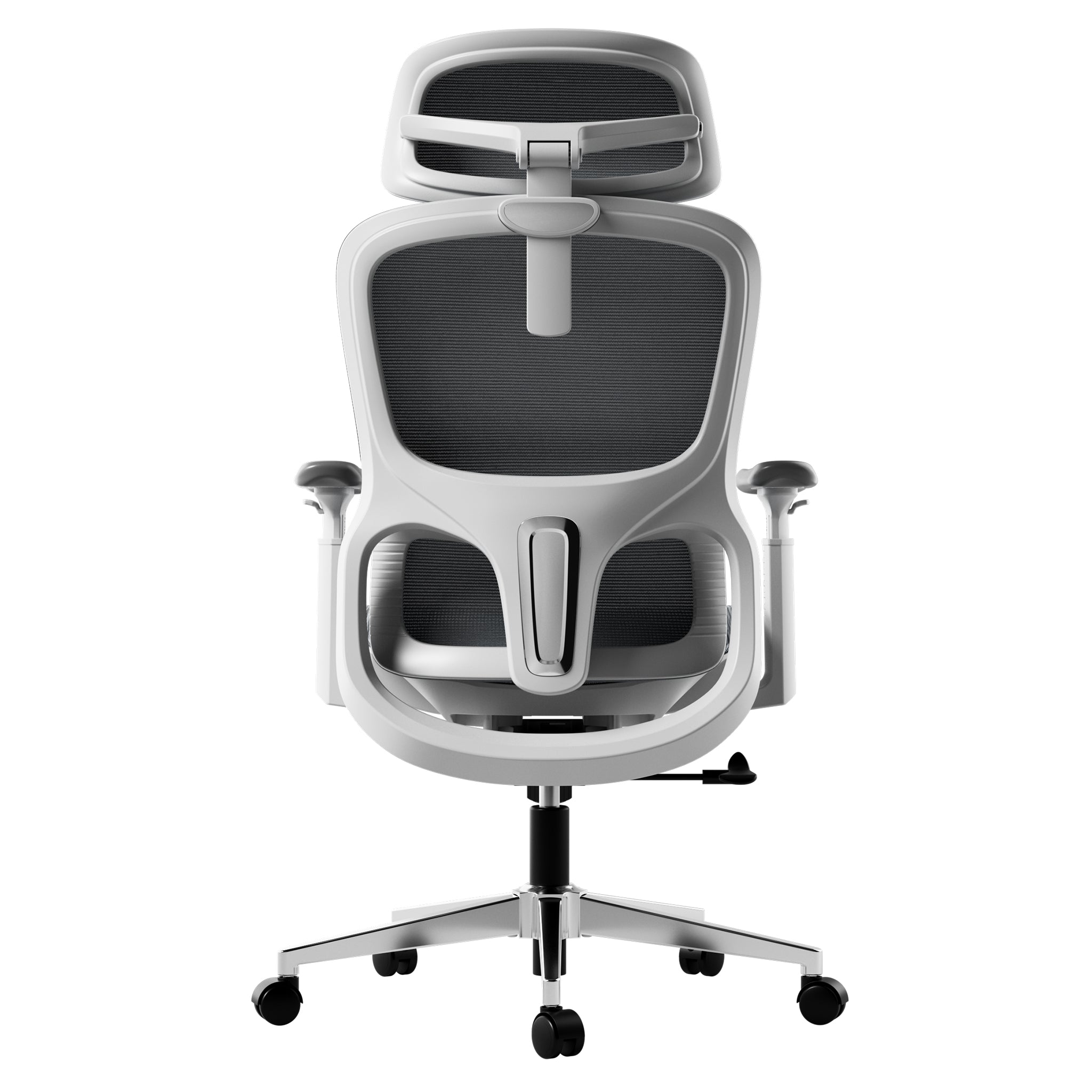 P2 Ergonomic Office Chair without footrest gray back