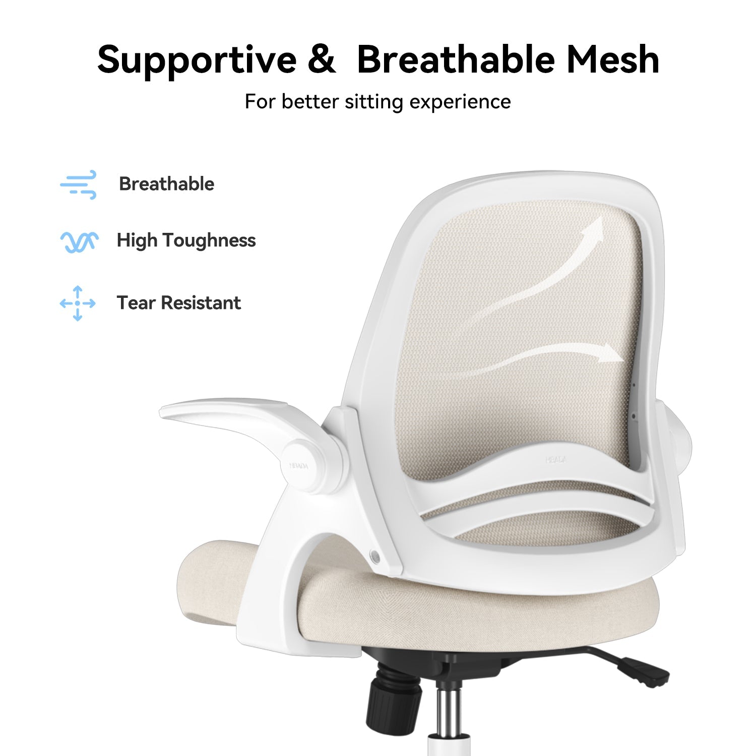 HBADA Penguin-inspired Office Chair -J1 gray mesh