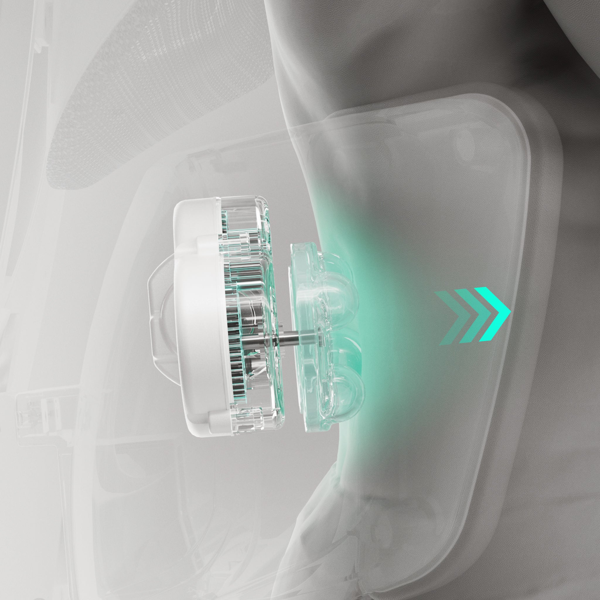 Hbada X7 Smart Ergonomic Chair lumbar support tech