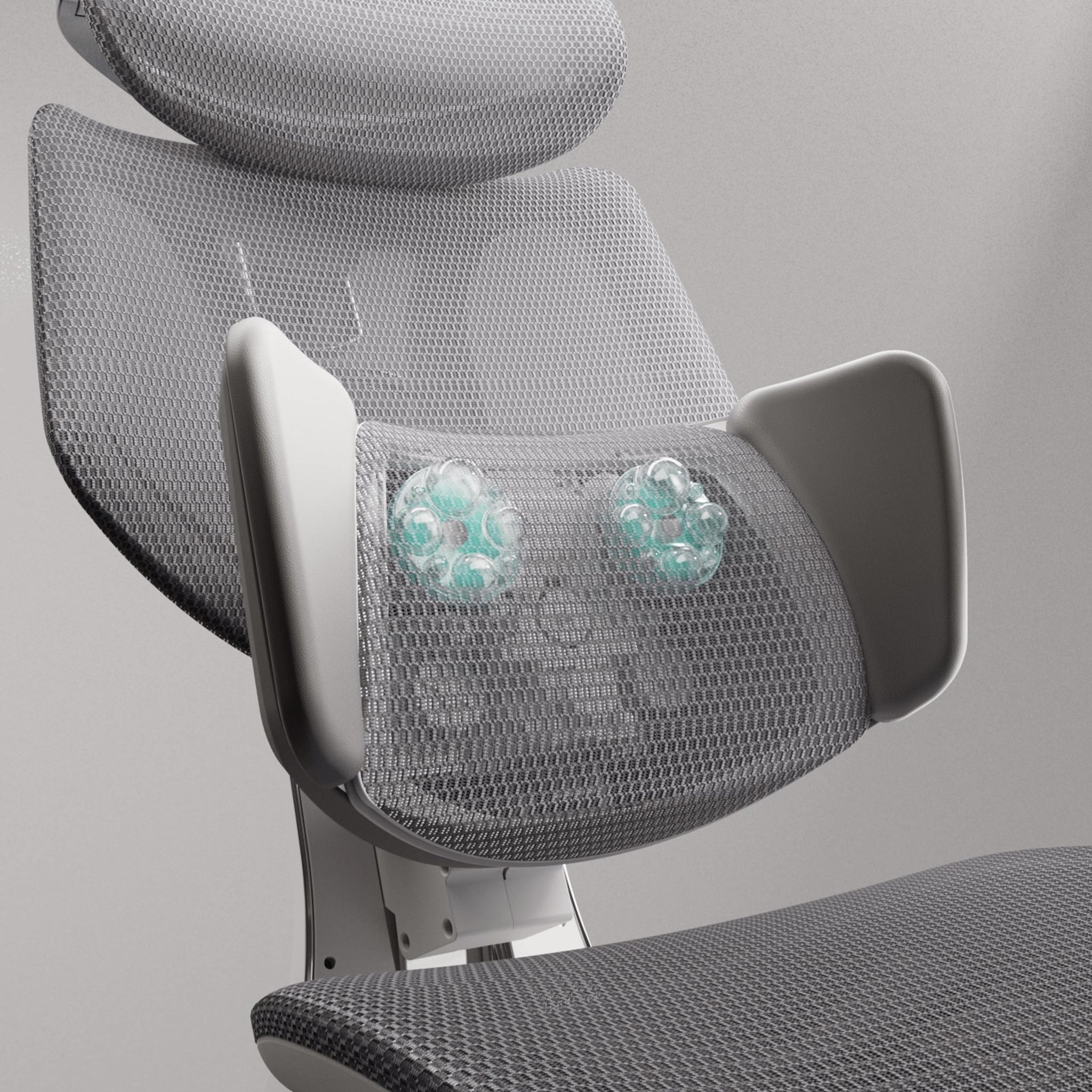 Hbada X7 Smart Ergonomic Chair lumbar support detail