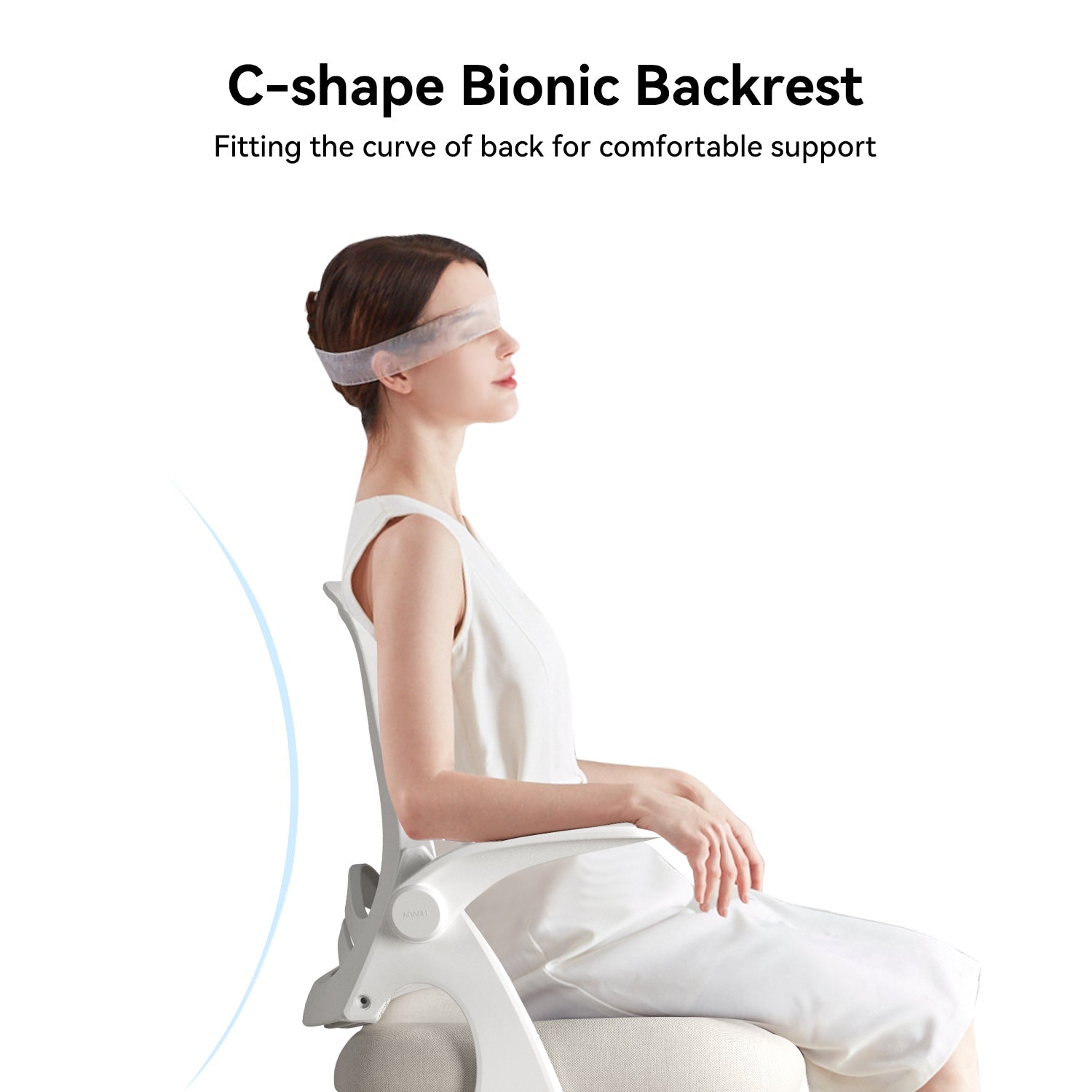 HBADA Penguin-inspired Office Chair -J1 gray backrest