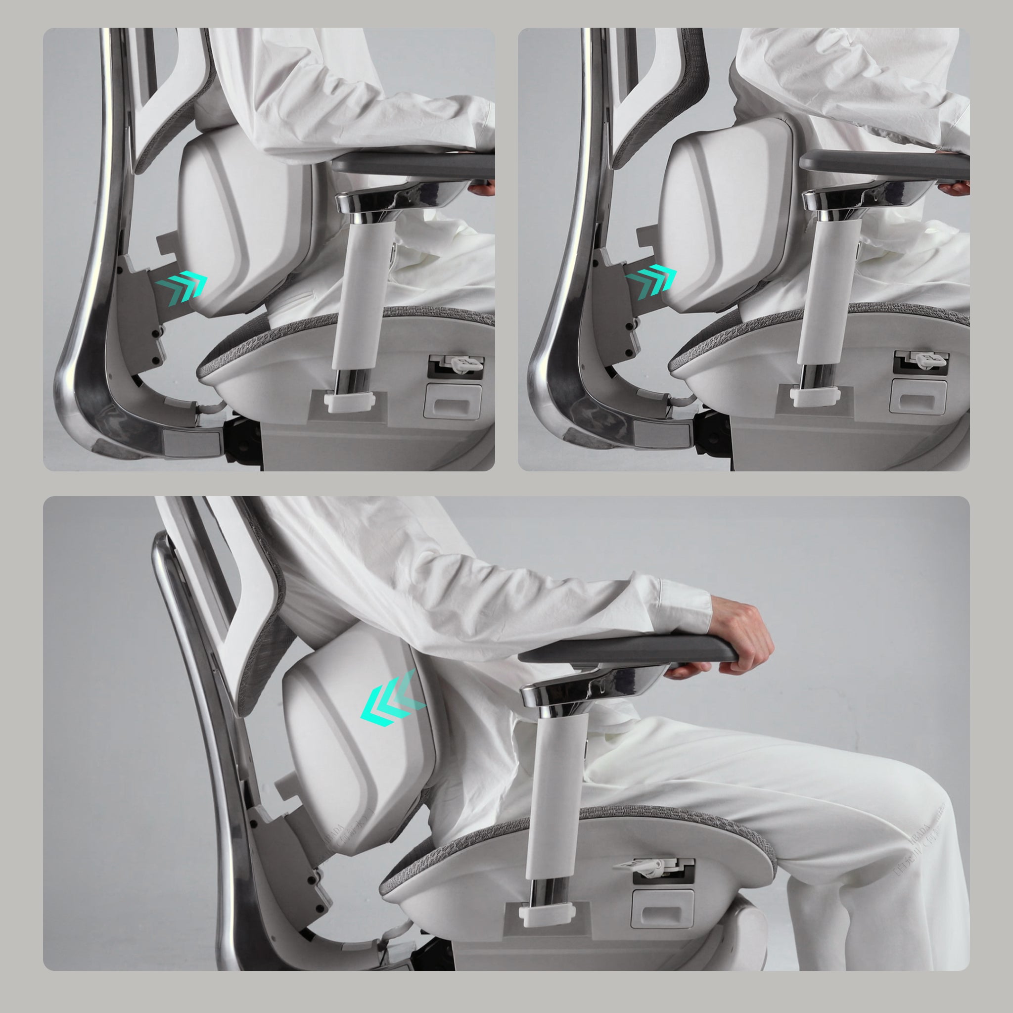 Hbada X7 Smart Ergonomic Chair lumbar support