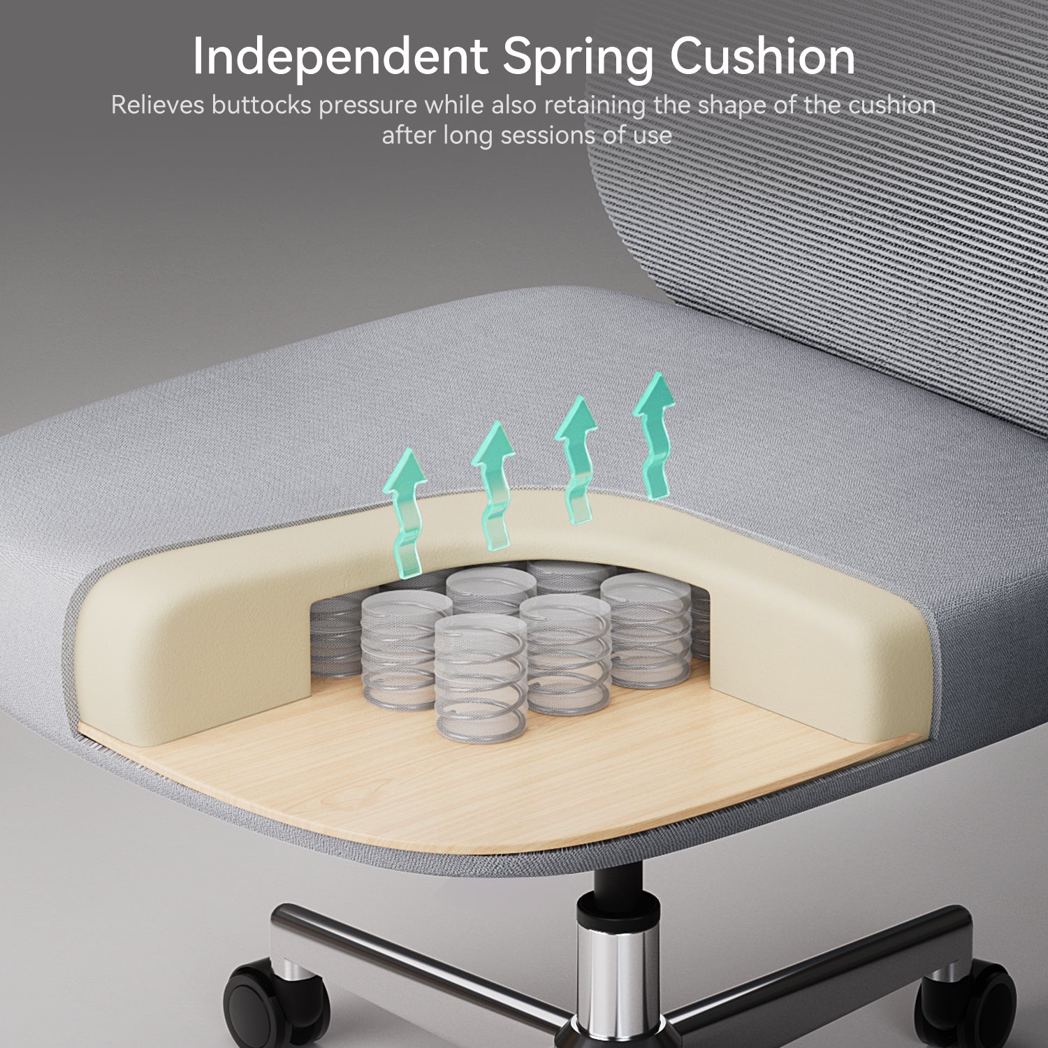 HBADA P3 Ergonomic Chair without Footrest