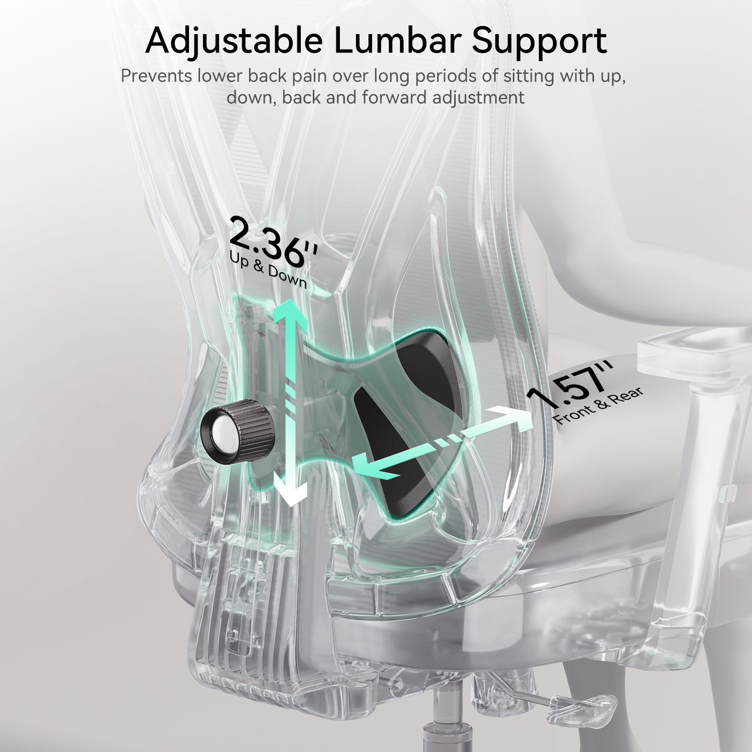 HBADA P3 Ergonomic Chair without Footrest