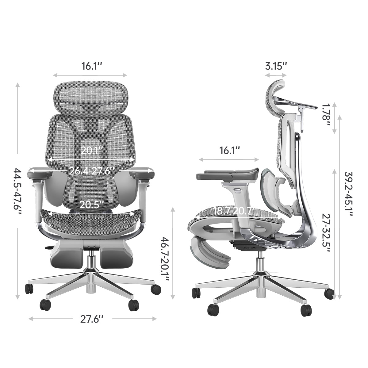 HBADA E3 Pro Ergonomic Office Chair