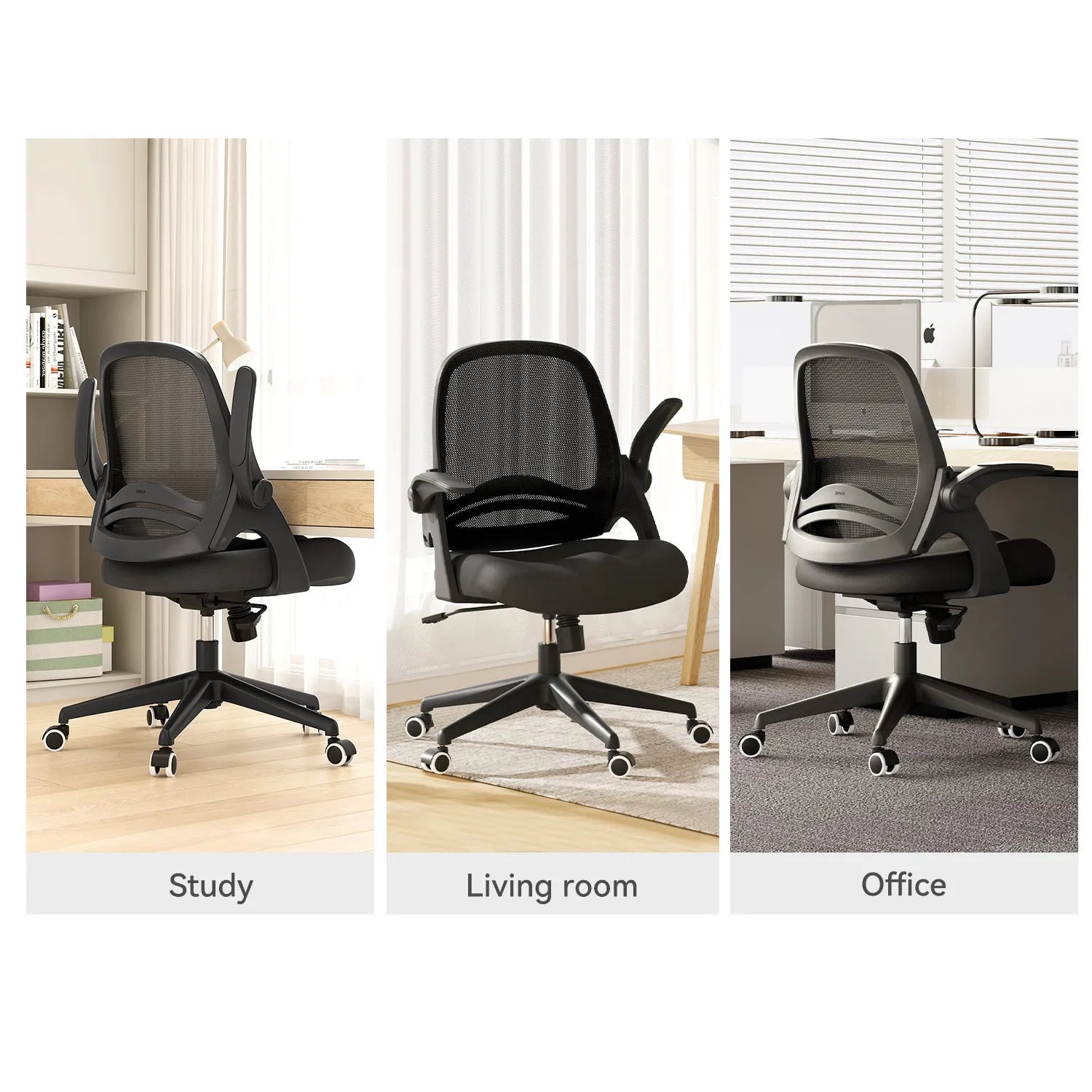 HBADA Penguin-inspired Office Chair -J1 black scenes