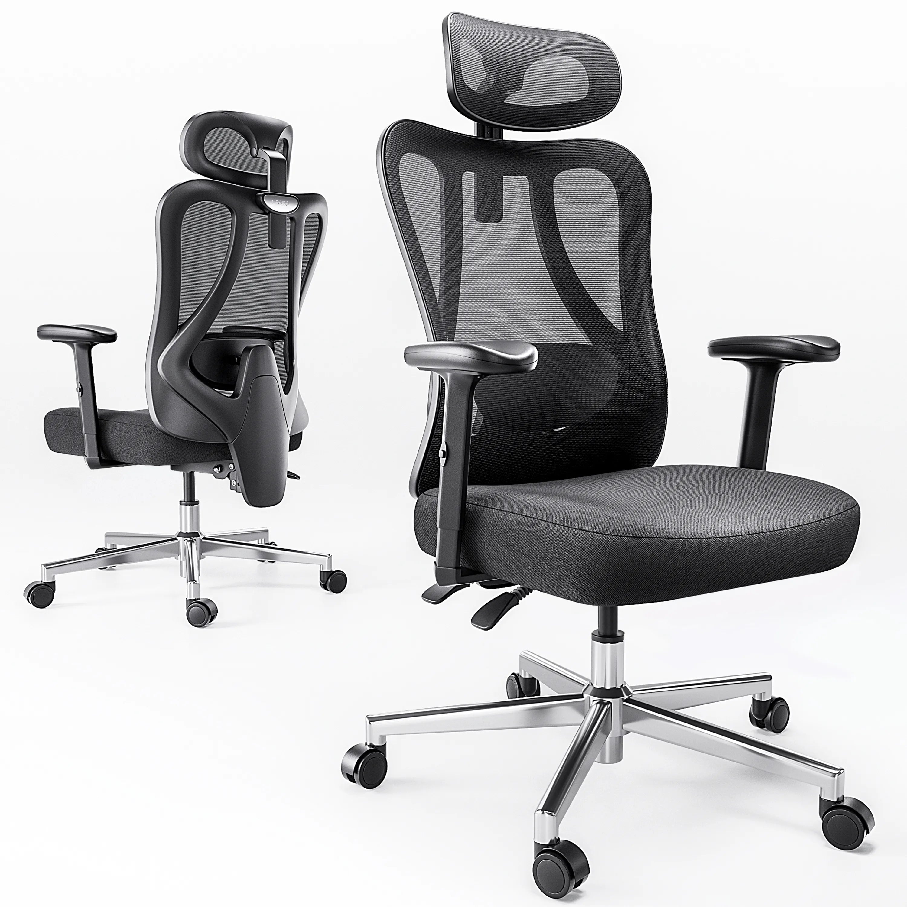Hbada_P3_office_Chair without footrest black double side