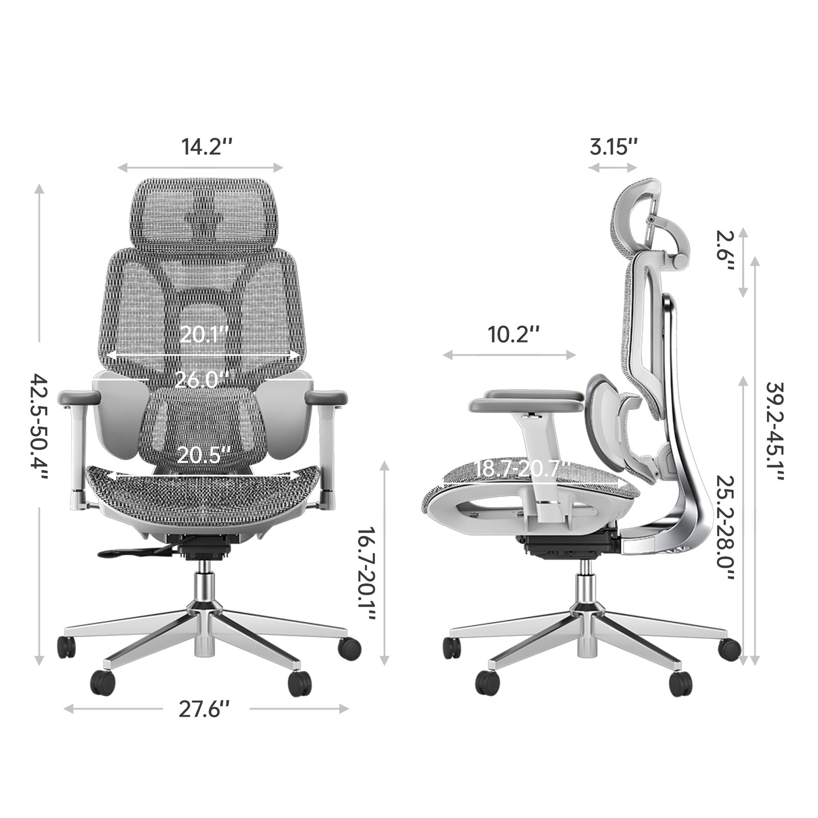 HBADA E3 Air Ergonomic Office Chair