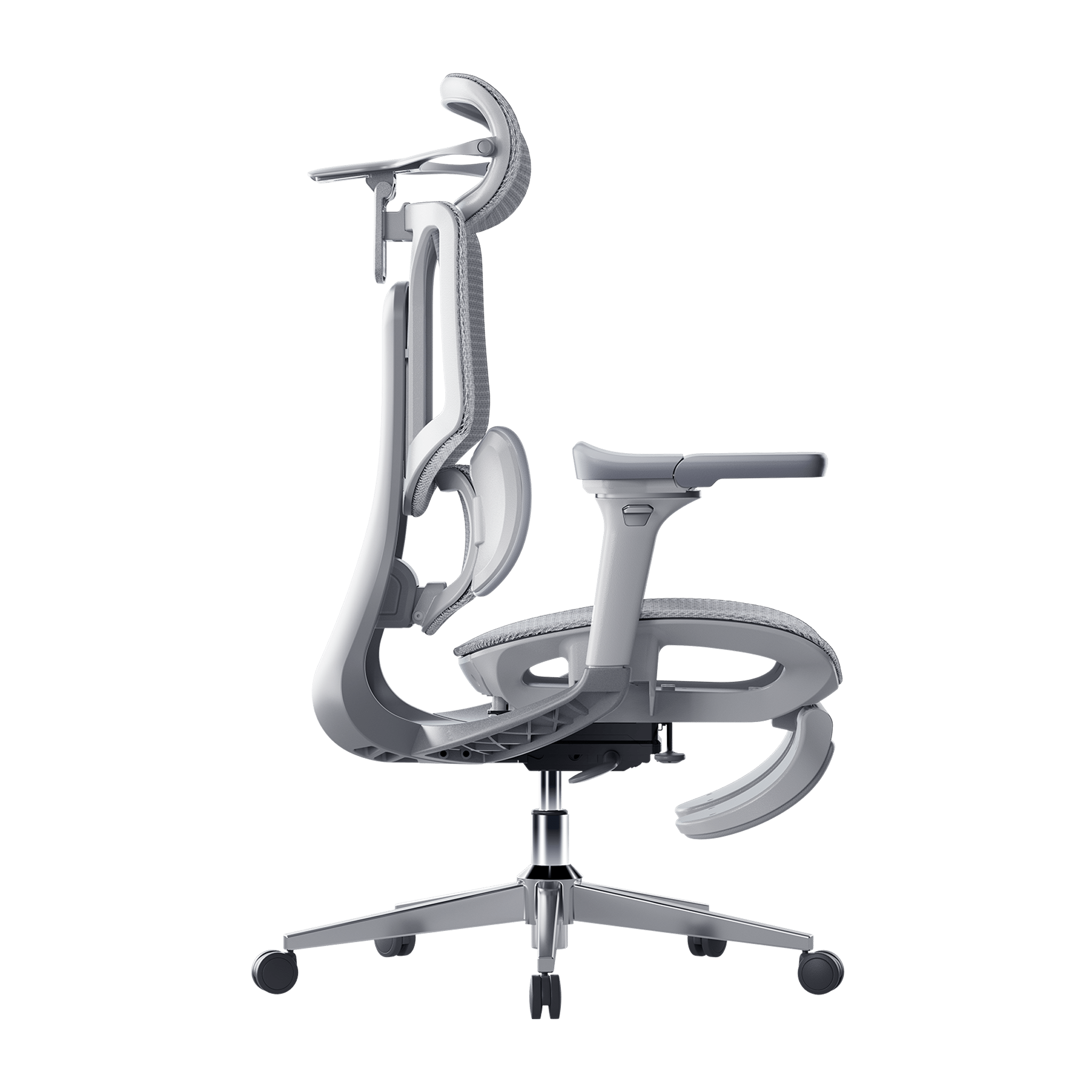 HBADA E3 Pro office Chair with Footrest-gray~0-0