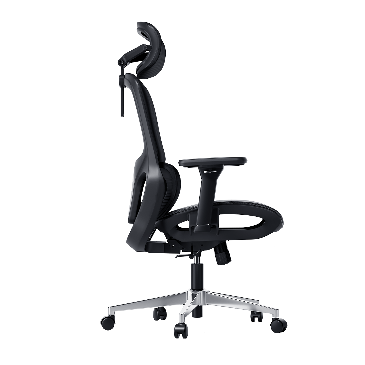 Hbada P2 Pro Ergonomic Office Chair without footrest-Black~1-0