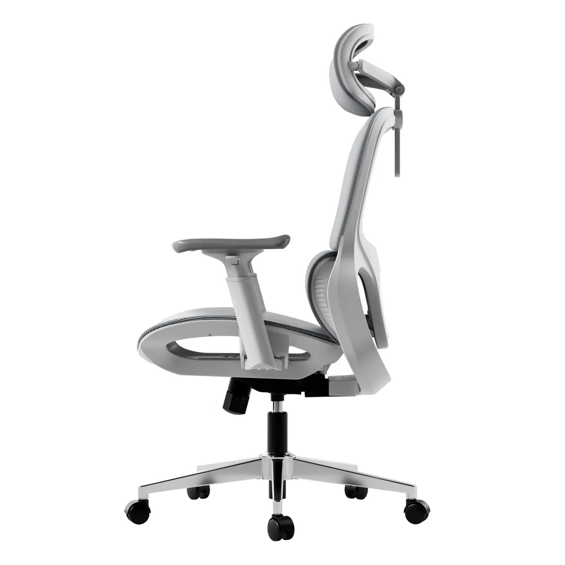 P2 Pro Ergonomic Office Chair without Footrest-Gray~0-0